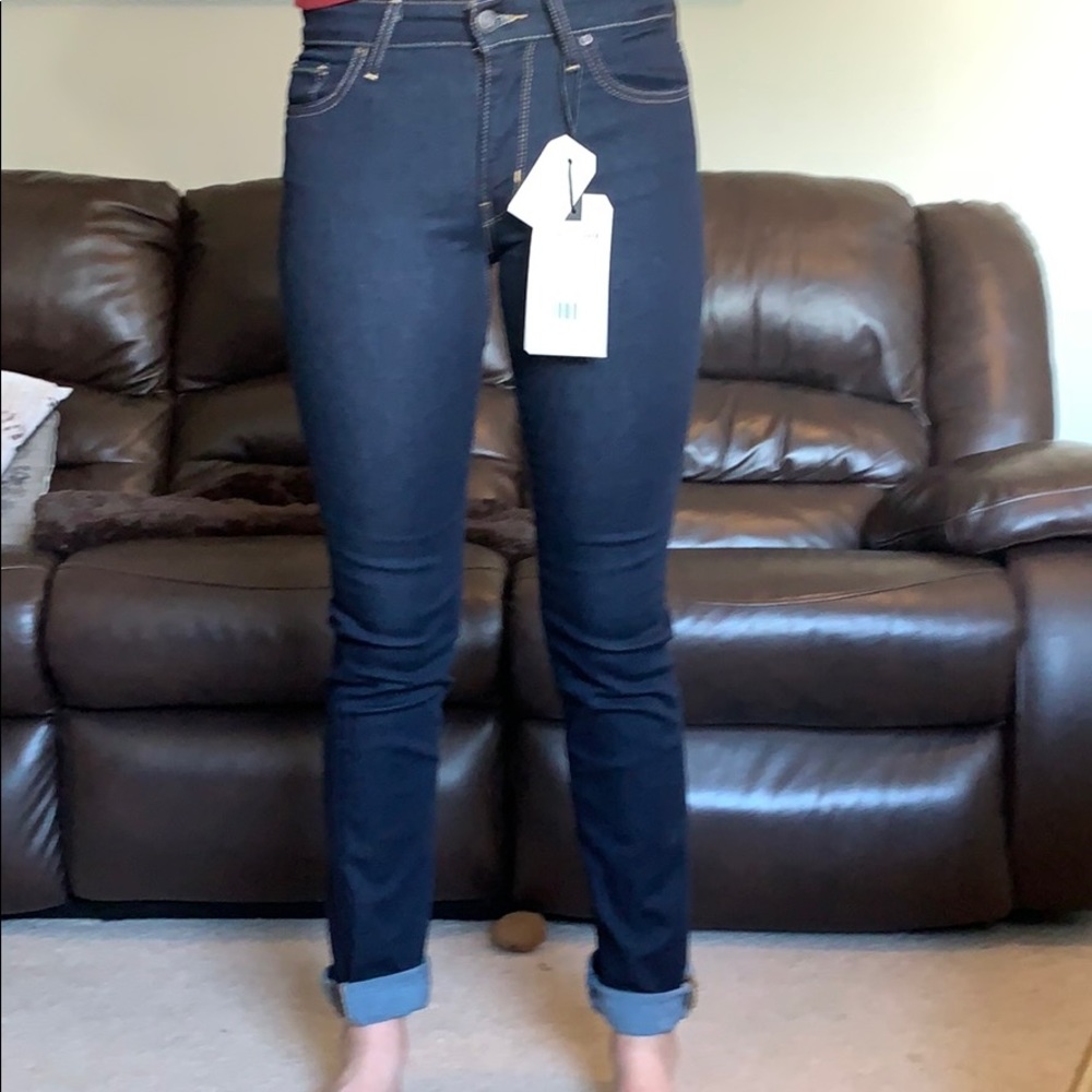 Dark Levi’s jeans